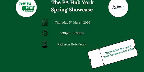 The PA Hub York Spring Showcase