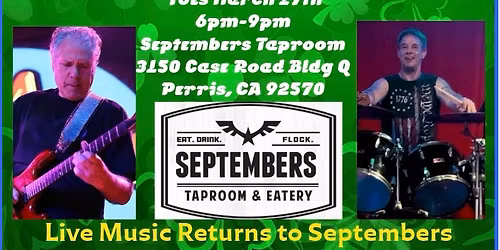 FM Station (A Tribute to Classic Rock) Returns toCelebrates St Paddy\u2019s day at Septembers Perris