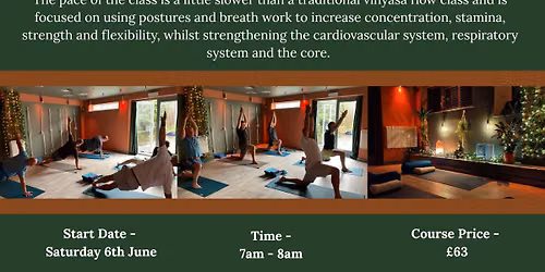 Mens Active Hatha Vinyasa Yoga - 6 Week Beginners Course