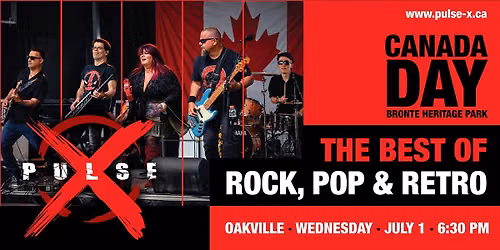 Pulse X Live @ Bronte Heritage Waterfront Park Oakville CANADA DAY