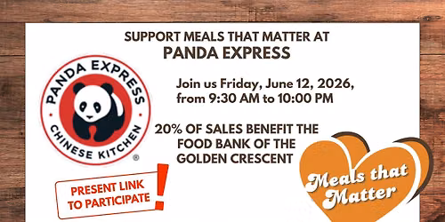 Meals That Matter @ Panda Express 