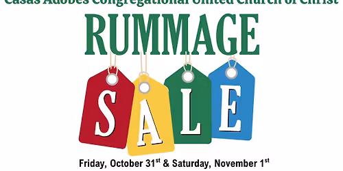 Rummage Sale at Casas Adobes Congregational UCC