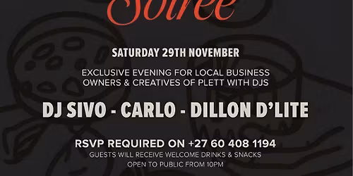 The Plett Soiree