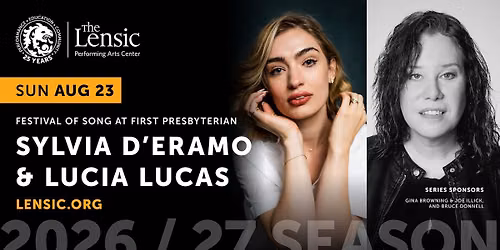 Festival of Song: Sylvia D'Eramo & Lucia Lucas