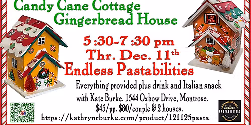 Candy Cane Cottage & Gingerbread House