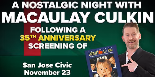A Nostalgic Night with Macaulay Culkin: Home Alone 35th Anniversary 
