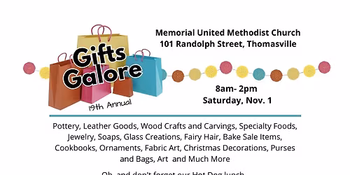 Gifts Galore- Arts and Crafts Vendor Show