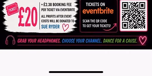 🎧Silent Disco Night🎧– 3 Channels, 1 Cause (Charity Event)