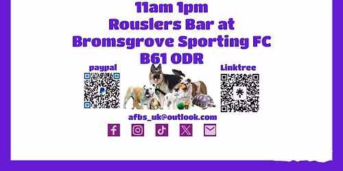 Animal FoodBank UK at Rousler Bar