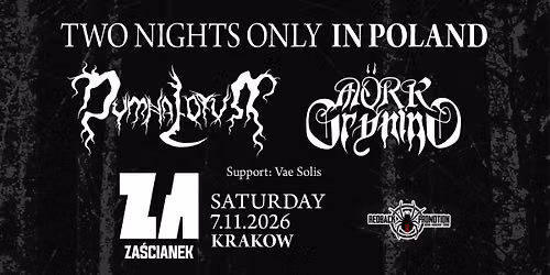 Dymna Lotva + M\u00f6rk Gryning @ Klub Za\u015bcianek, Krakow (POL)