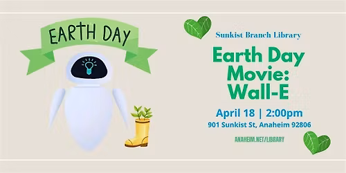 Earth Day Movie: Wall-E