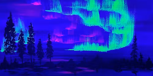 \ud83e\udd83\ud83c\udfa8 Gobble Up the Savings All November Long! Blacklight Reflective Northern Lights Canvas Paint & S