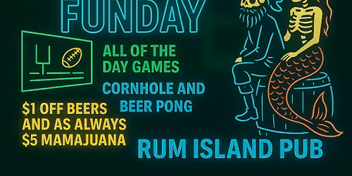 NFL Sunday Funday at Rum Island Pub