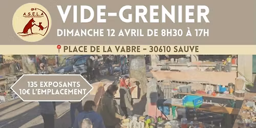 Brocante Vide-grenier pour notre association