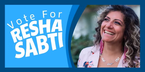Vote for Resha Sabti for Township of Langley byelection