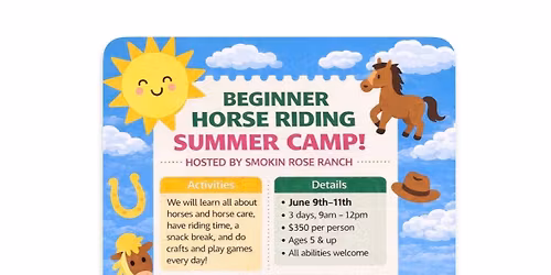 Three Day Beginner Summer Camp!