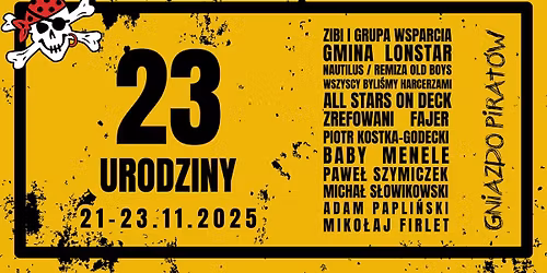 23 urodziny Tawerny Gniazdo Pirat\u00f3w - Warszawa