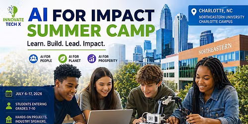 Charlotte's AI Summer Camp for Middle & High School Students
