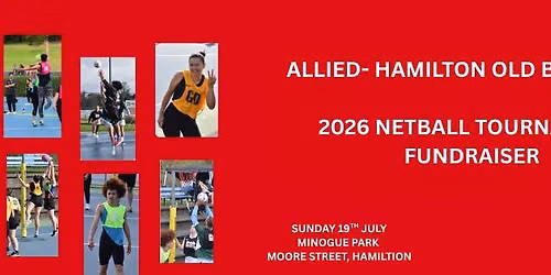Allied-Hamilton Old Boys Annual Netball Tournament 2026