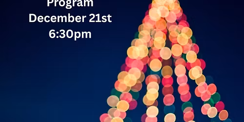 Children's Christmas Program with a surprise visit from Santa