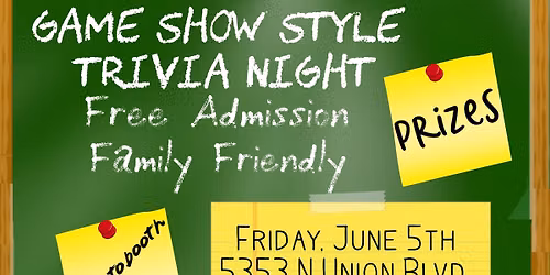 Out of School - Trivia Event