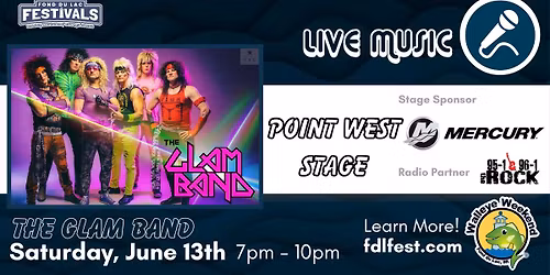 The Glam Band at Walleye Weekend