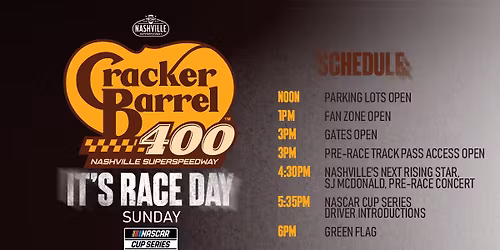 Parking Cracker Barrel 400 - NASCAR Cup Series