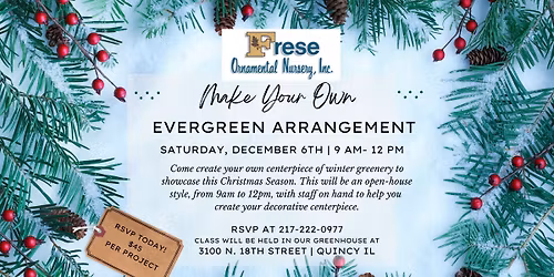Evergreen Arrangement Workshop