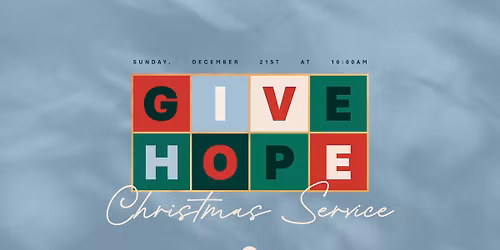 Christmas Service - Sunday, December 21