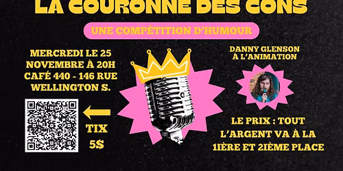 La couronnes des cons - une comp\u00e9tition d'humour.