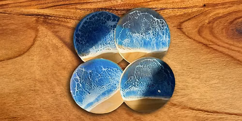 Ocean Epoxy Charcuterie  Coasters Set Workshop