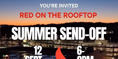 RED on the Rooftop \u2764\ufe0f 