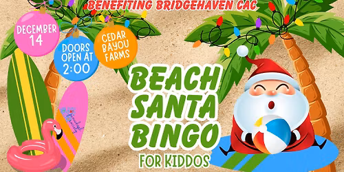 Beach Santa Bingo