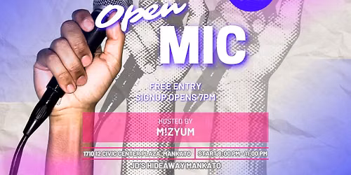Open Mic Wednesdays at JD\u2019s Hideaway \ud83c\udfa4