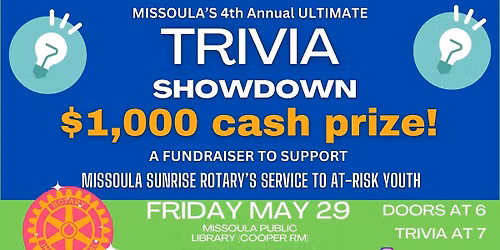 Missoula's 4th Annual Ultimate Trivia Showdown