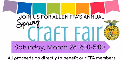 Allen FFA Spring Craft Fair