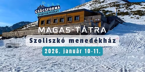 Magas-T\u00e1tra Szoliszk\u00f3 mened\u00e9kh\u00e1z ( 1 szabad hely )