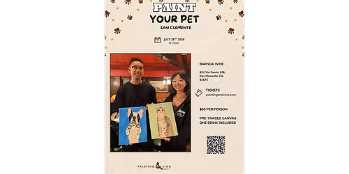 Adorable Pet Portrait - Paint and Sip in Orange County | Classpop!\u2122