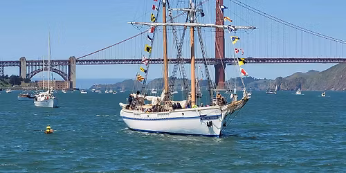 Opening Day on the Bay, San Francisco, on brigantine Matthew Turner