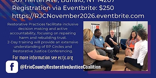 2-Day Responding to Conflict and Harm (Conferencing) Training