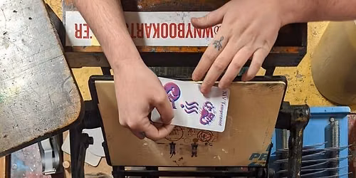 Letterpress Tarot Card Printing Class