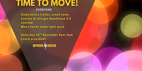 MOVING DAY Sparkhaus! 