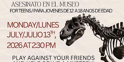 Murder At The Museum For Teens