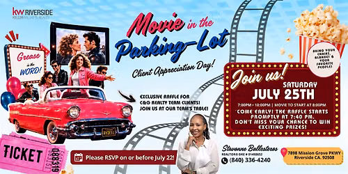 Movies in the Parking Lot: Grease Under the Stars
