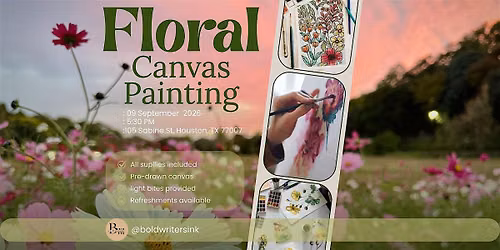 Floral Canvas Painting Picnic