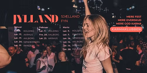 S\u00d8NDERBORG \u2022 Karmaklubben \/\/ Dansefest \u2022 L\u00f8rdag 14. marts