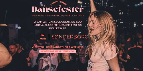S\u00d8NDERBORG \u2022 Karmaklubben \/\/ Dansefest \u2022 L\u00f8rdag 14. marts
