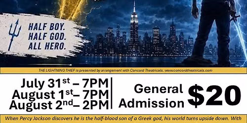 The Lightning Thief- The Percy Jackson Musical