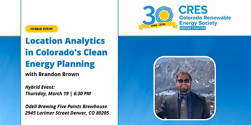 Location Analytics in Colorado's Clean Energy Planning