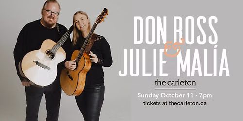 Don Ross & Julie Malia Live at The Carleton